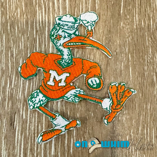 Miami Hurricanes Embroidered Iron-On Patch