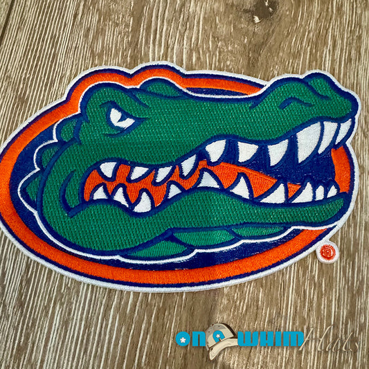 Large Gators Embroidered Iron-On Patch
