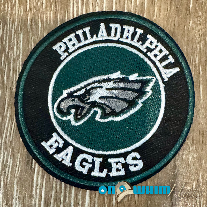 Eagles 4"x4" Round Embroidered Iron-On Patch