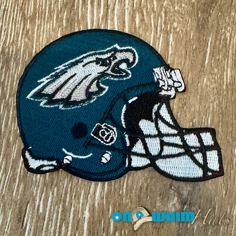 Eagles Helmet Embroidered Iron-On Patch