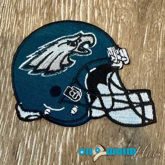 Eagles Helmet Embroidered Iron-On Patch