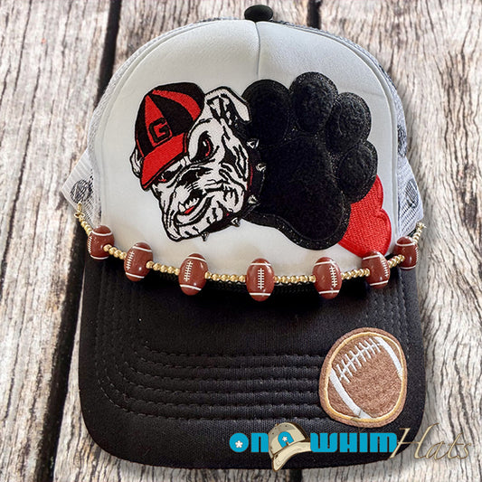 Bulldogs  White Trucker Hat