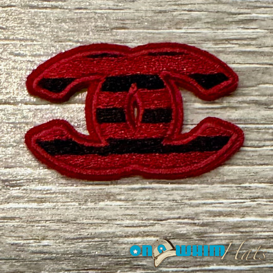 Designer Inspired CC Small Patch - Red