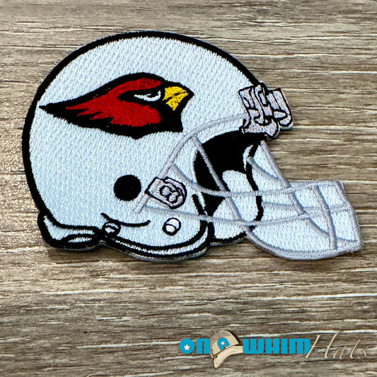 Cardinals Helmet Embroidered Iron-On Patch