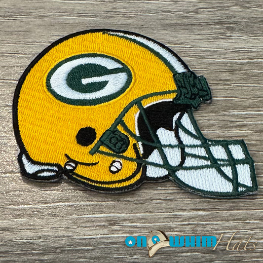 Packers Helmet Embroidered Iron-On Patch