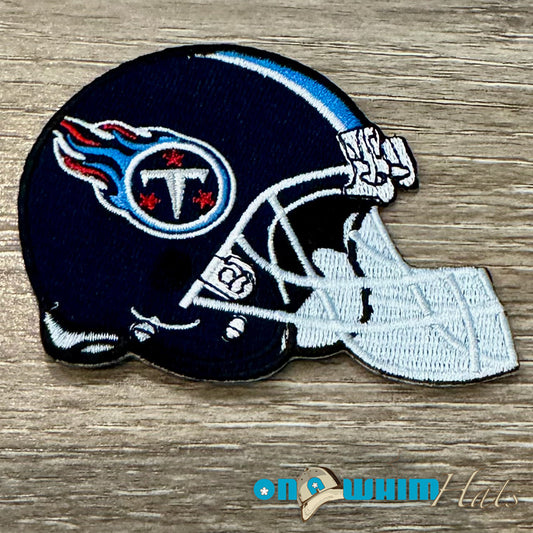 Titans Helmet Embroidered Iron-On Patch