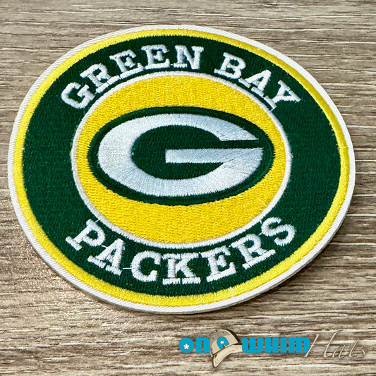 Packers Round Embroidered Iron-On Patch