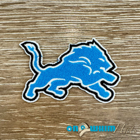 Detroit Lions Embroidered Iron-On Patch