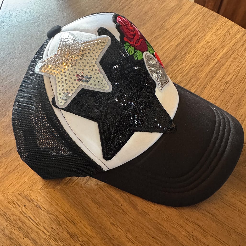 On A Whim Hats Hot Stuff Handmade Trucker Hat