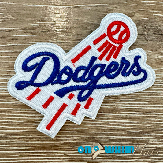 LA Dodgers Embroidered Iron-On Patch