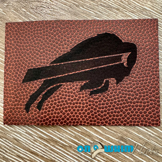 Buffalo Bills Football Leather Iron-On Patch