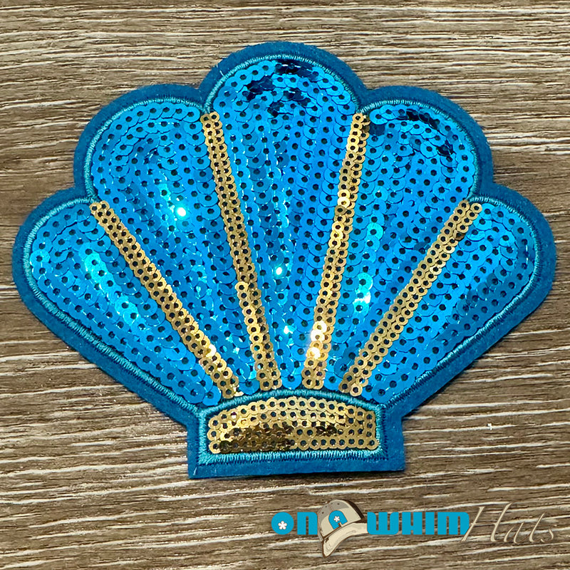 Seashell Sequin Iron-On Patch