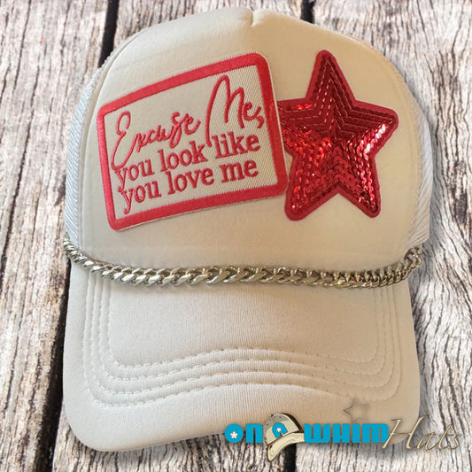 Excuse Me you Look Like you Love Me - Pink