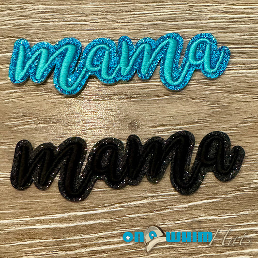 Small Sparkly Mama Patch
