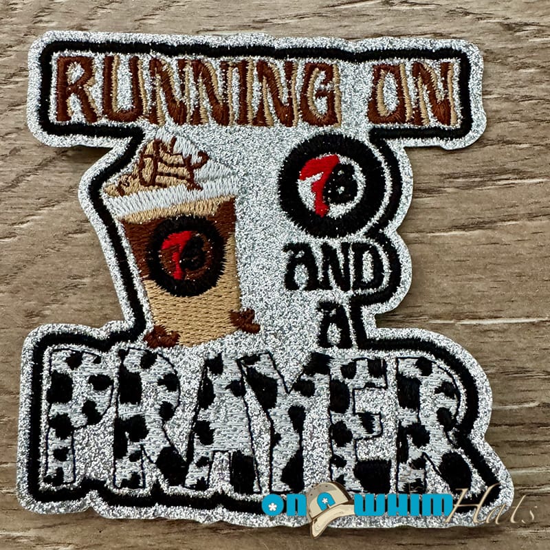 On A Whim Hats 7 Brew Iron-On Patch