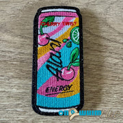 On A Whim Hats Alani Berry Twist Iron-On Patch