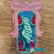 On A Whim Hats Alani Watermelon Sequin Iron-On Patch