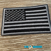 On A Whim Hats American Flag Embroidered Patch
