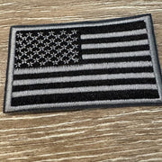 On A Whim Hats American Flag Embroidered Patch