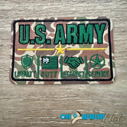 On A Whim Hats Army Iron-On Patch