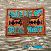 On A Whim Hats Back on my BS Leather Iron-On Patch
