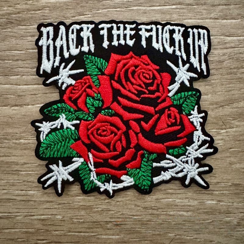 On A Whim Hats Back Up Iron-On Patch