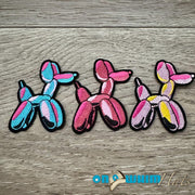 On A Whim Hats Balloon Animal Iron-On Patch