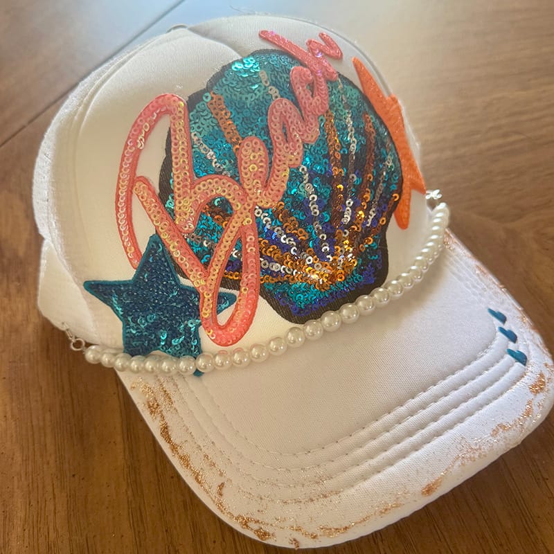 On A Whim Hats Beach Babe