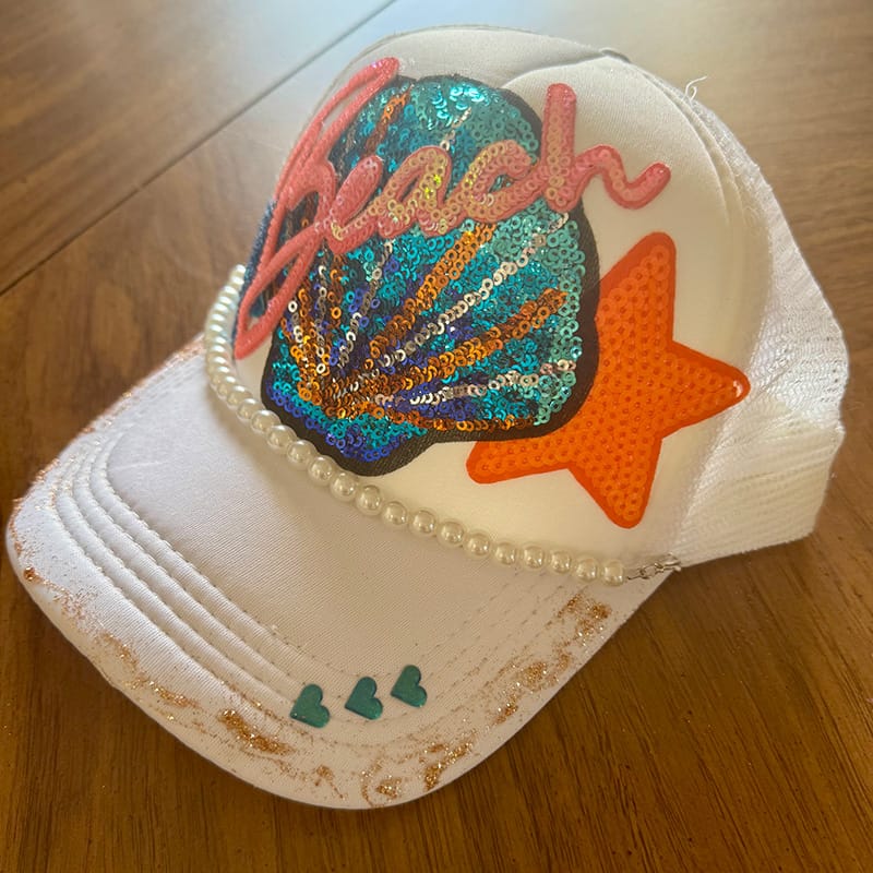 On A Whim Hats Beach Babe