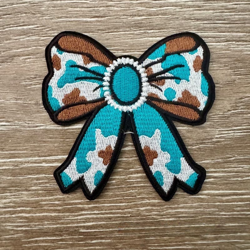 On A Whim Hats Beautiful Bow Iron-On Patch