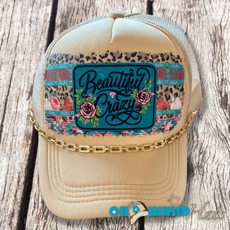 On A Whim Hats Beautiful Crazy Handmade Trucker Hat