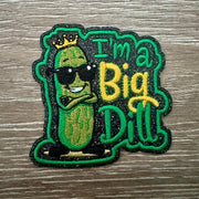 On A Whim Hats Big Dill Iron-On Patch