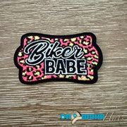 On A Whim Hats Biker Babe Iron-On Patch
