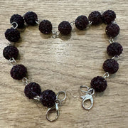 On A Whim Hats Blackberry Sparkly Hat Chain