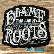 On A Whim Hats Blame it on my Roots Iron-On Patch
