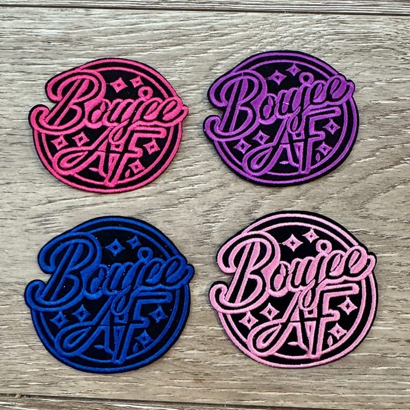 On A Whim Hats Boujee AF Iron-On Patch