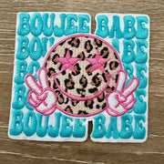 On A Whim Hats Boujee Babe Iron-On Patch