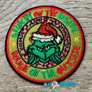 On A Whim Hats Boujee Grinch Iron-On Patch