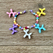 On A Whim Hats Pastel Balloon Animal Dog Charm Bracelet