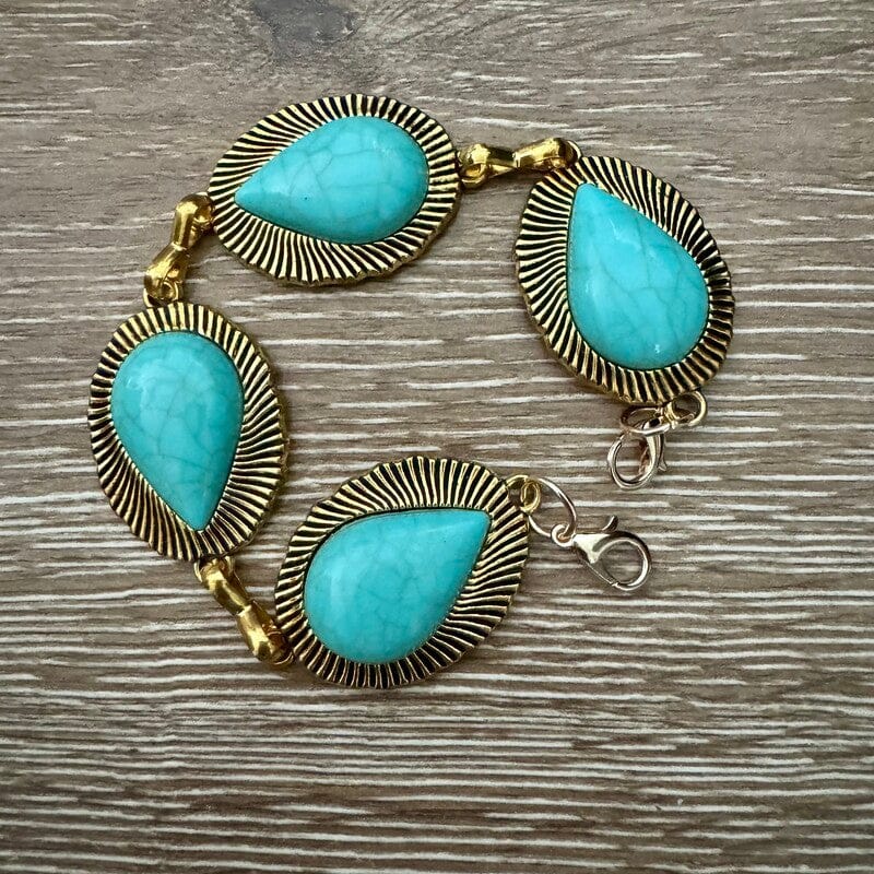 On A Whim Hats Desert Sky Turquoise Bracelet