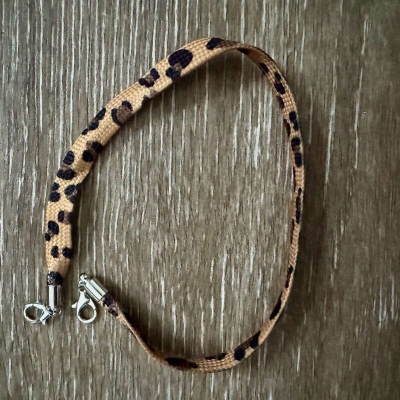 On A Whim Hats Wild Cat Leopard Print Bracelet