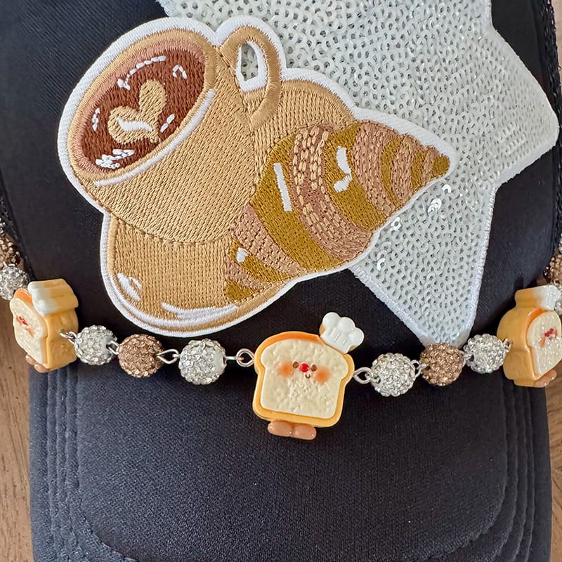On a whim Hats Breakfast Babe Trucker Hat