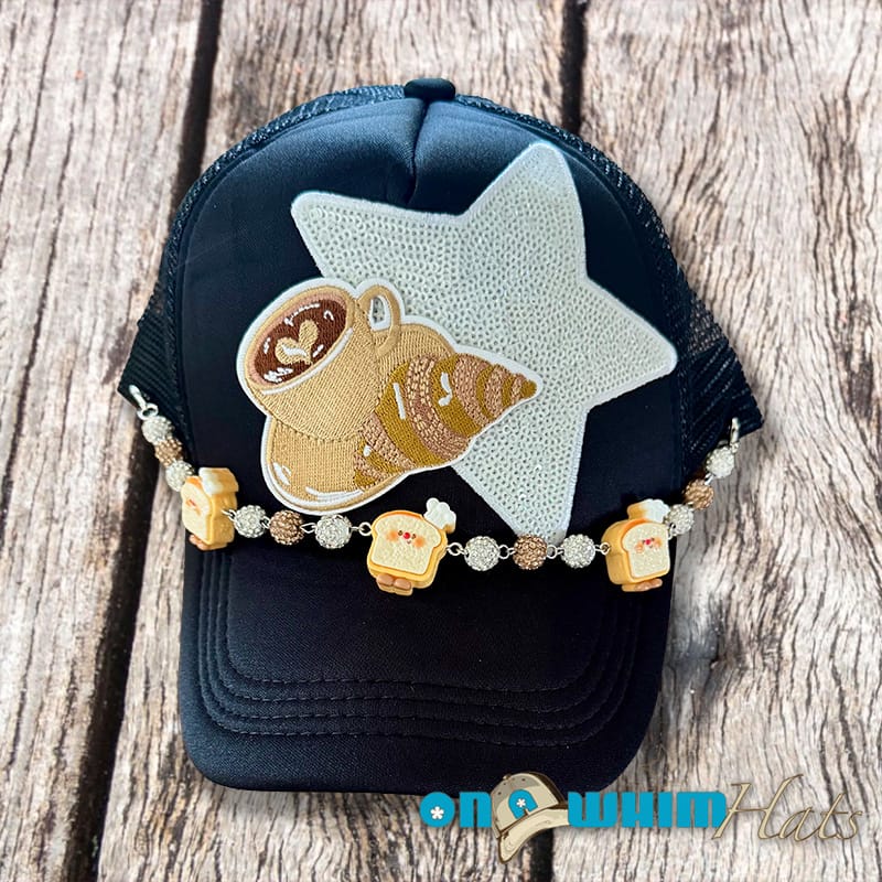 On a whim Hats Breakfast Babe Trucker Hat
