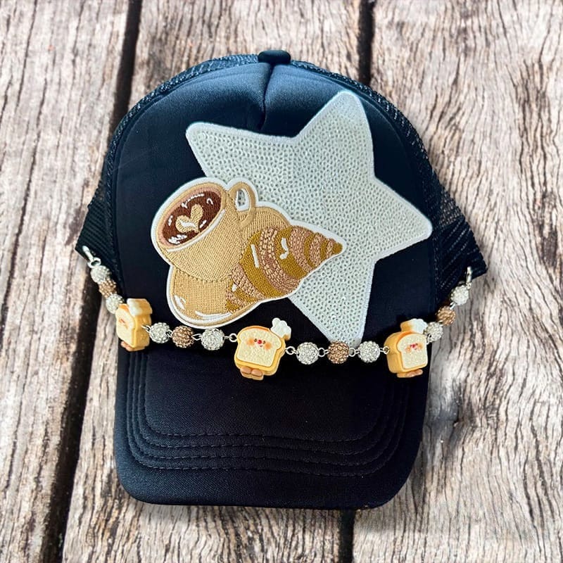 On a whim Hats Breakfast Babe Trucker Hat