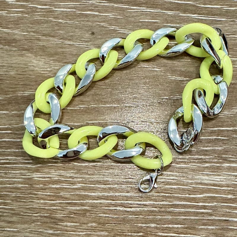 On A Whim Hats Bright Yellow Hat Chain