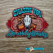 On A Whim Hats Chasin' You Iron-On Patch