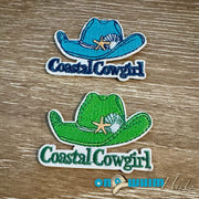 On A Whim Hats Coastal Cowgirl Iron-On Patch
