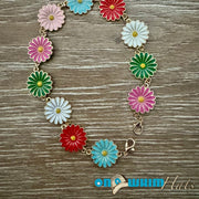 On A Whim Hats Colorful Flower Hat Chain