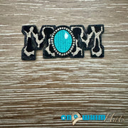 On A Whim Hats Concho Mom Iron-On Patch