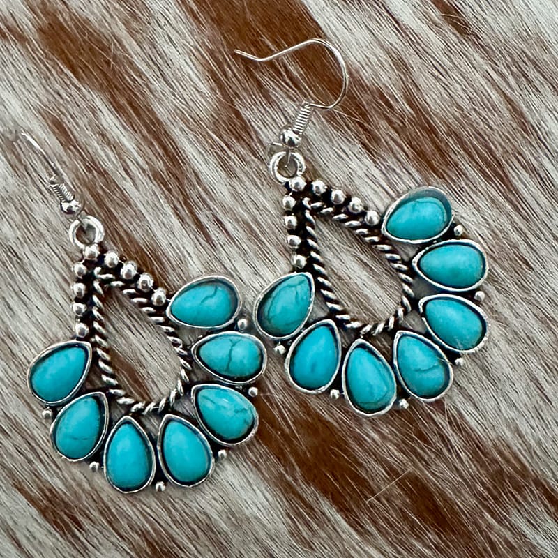 On A Whim Hats Concho Style Earrings